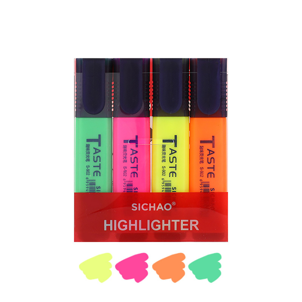 4PCS Fluorescent Highlighter P - Highlighter Set Pastel 리뷰 및 가격