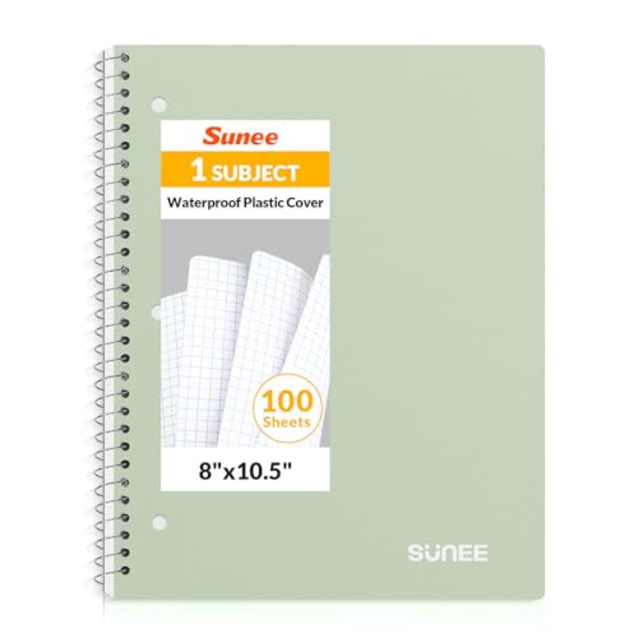 Spiral Notebook, 1-Subject, Gr - Paper Punch 3 Hole 리뷰 및 가격