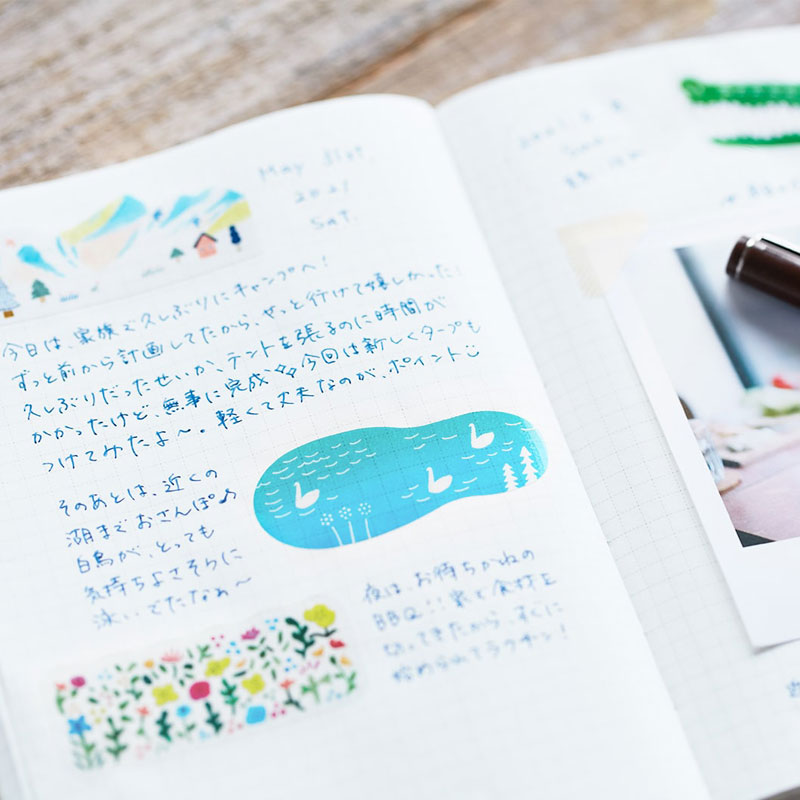 Japan KITTA Small Cute Washi P - Washi Tape Set 리뷰 및 가격