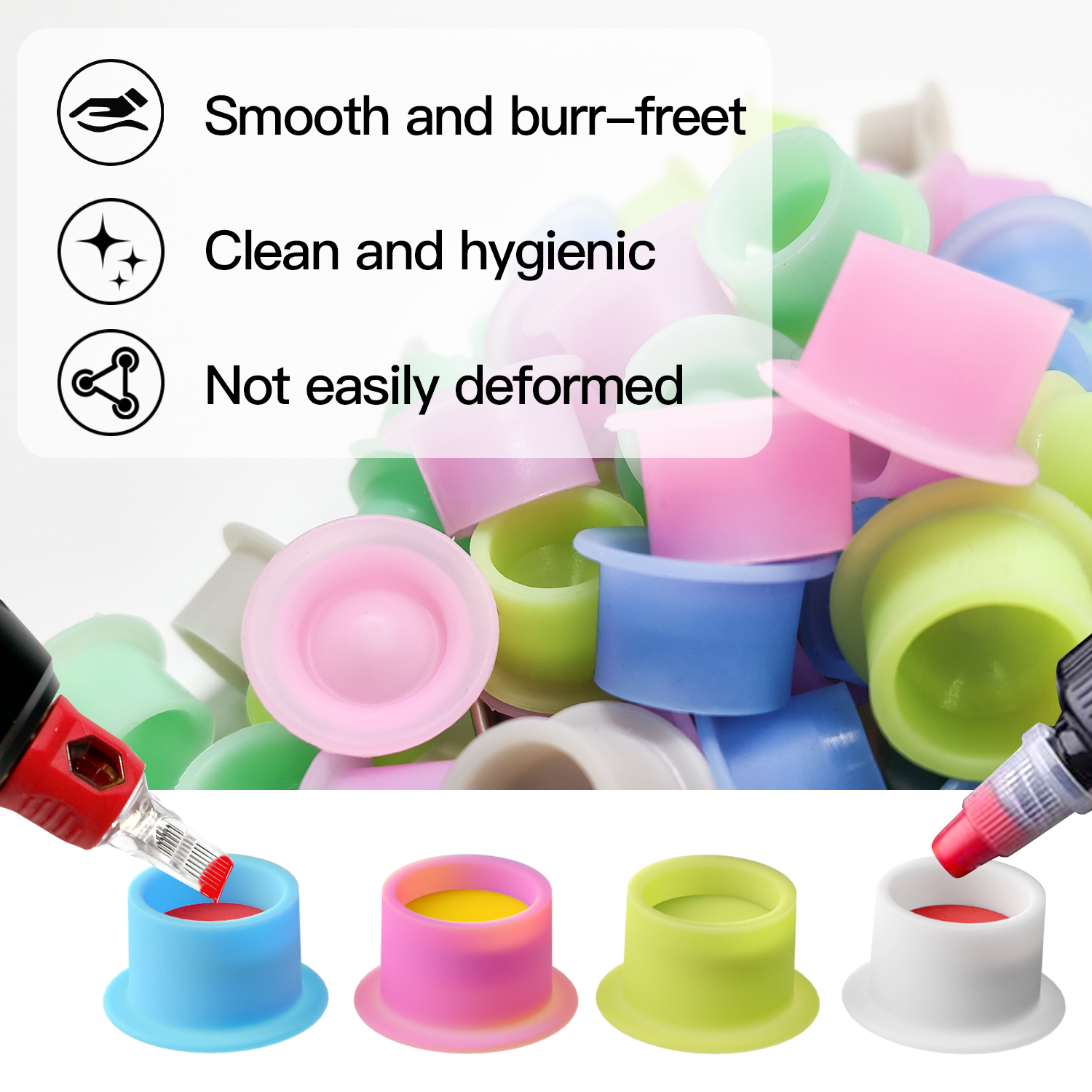 100Pcs Disposable Canned Silic - Calligraphy Ink Bottle 리뷰 및 가격