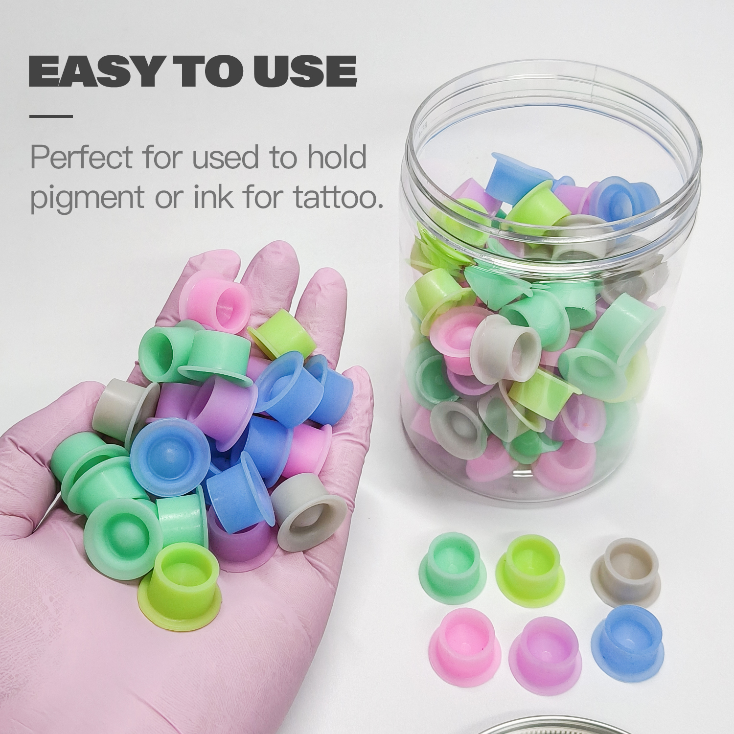 100Pcs Disposable Canned Silic - Calligraphy Ink Bottle 리뷰 및 가격