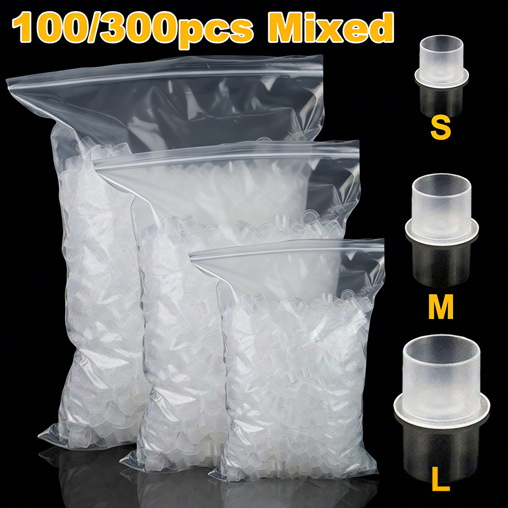 300/100pcs Tattoo Ink Cups Cap - Calligraphy Ink Bottle 리뷰 및 가격