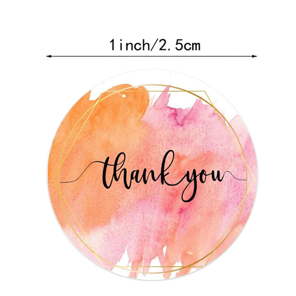 100-500 Pcs Thank You Stickers - Stationery Supply Business 리뷰 및 가격