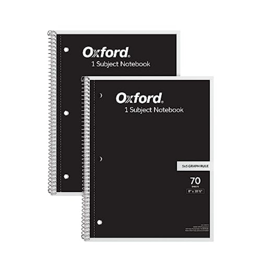 Spiral Notebook 2 Pack, 1 Subj - Paper Punch 3 Hole 리뷰 및 가격