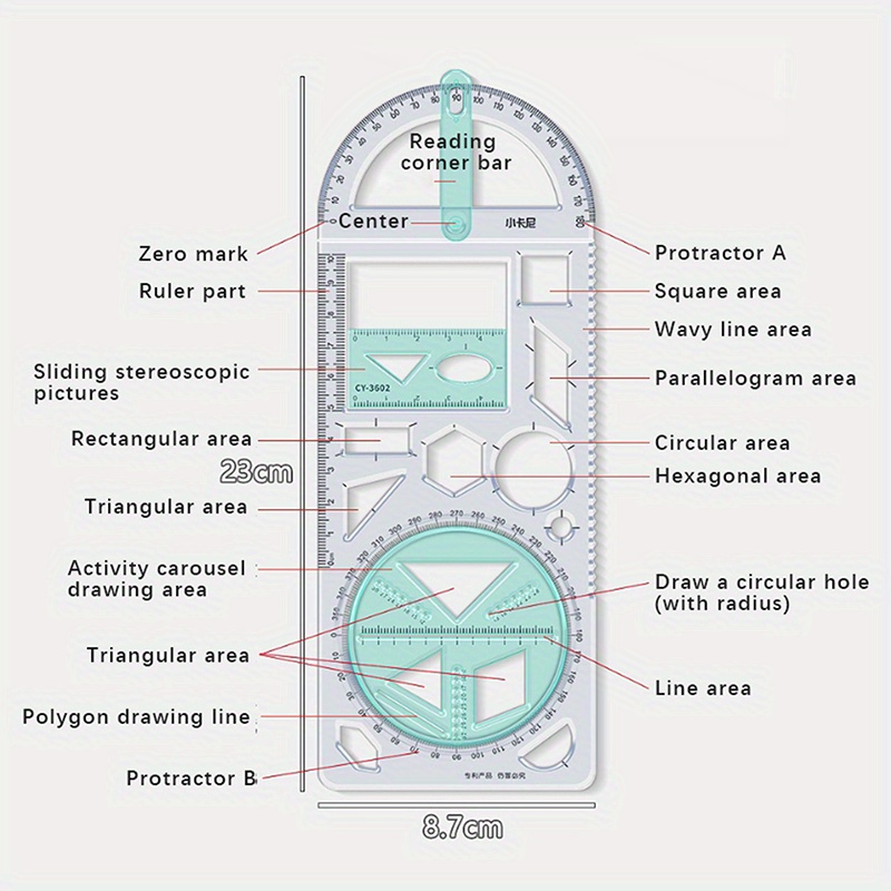 For School Multifunctional Pri - Compass Geometry Set 리뷰 및 가격