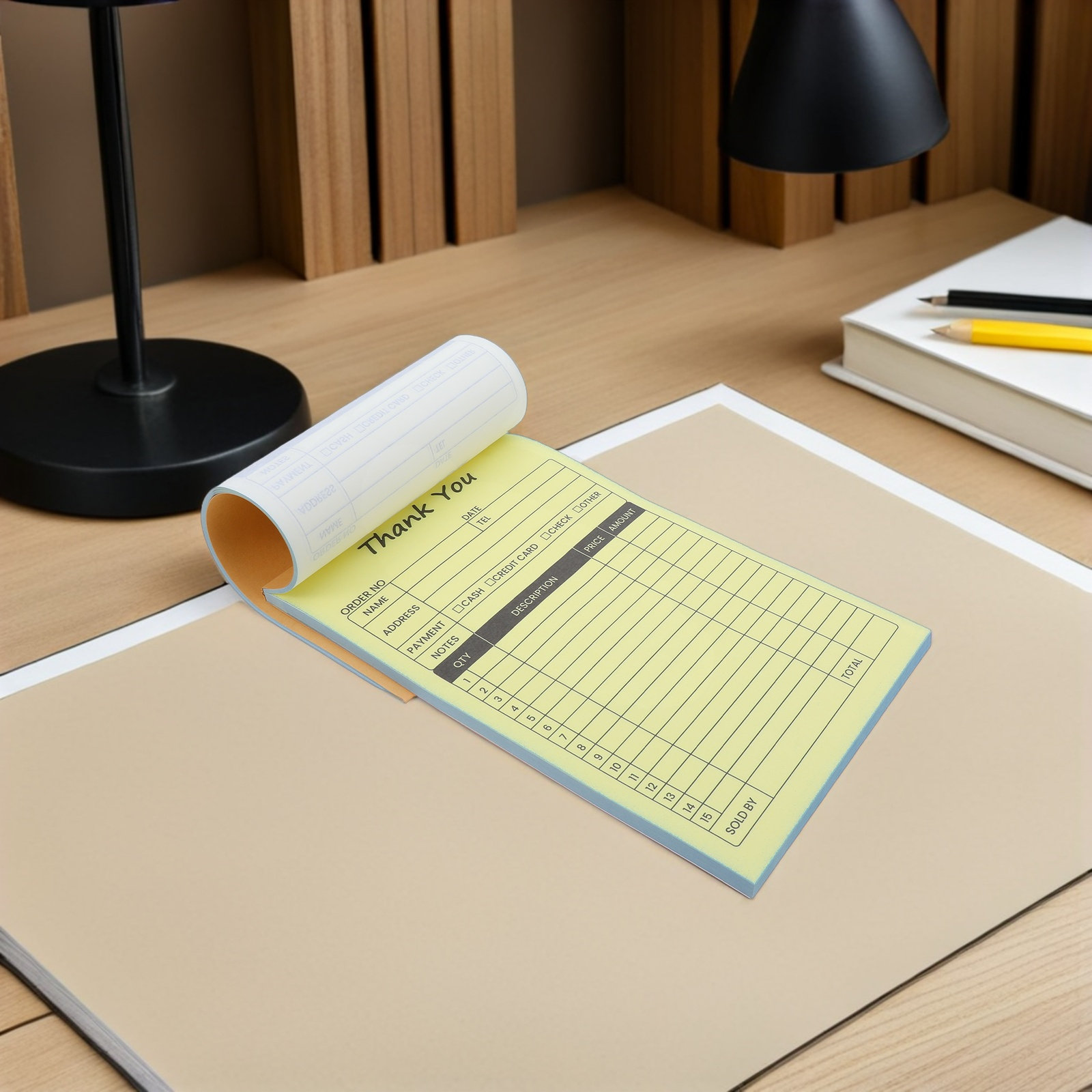 2Pcs Invoice Receipt Book Carb - Carbon Copy Book 리뷰 및 가격
