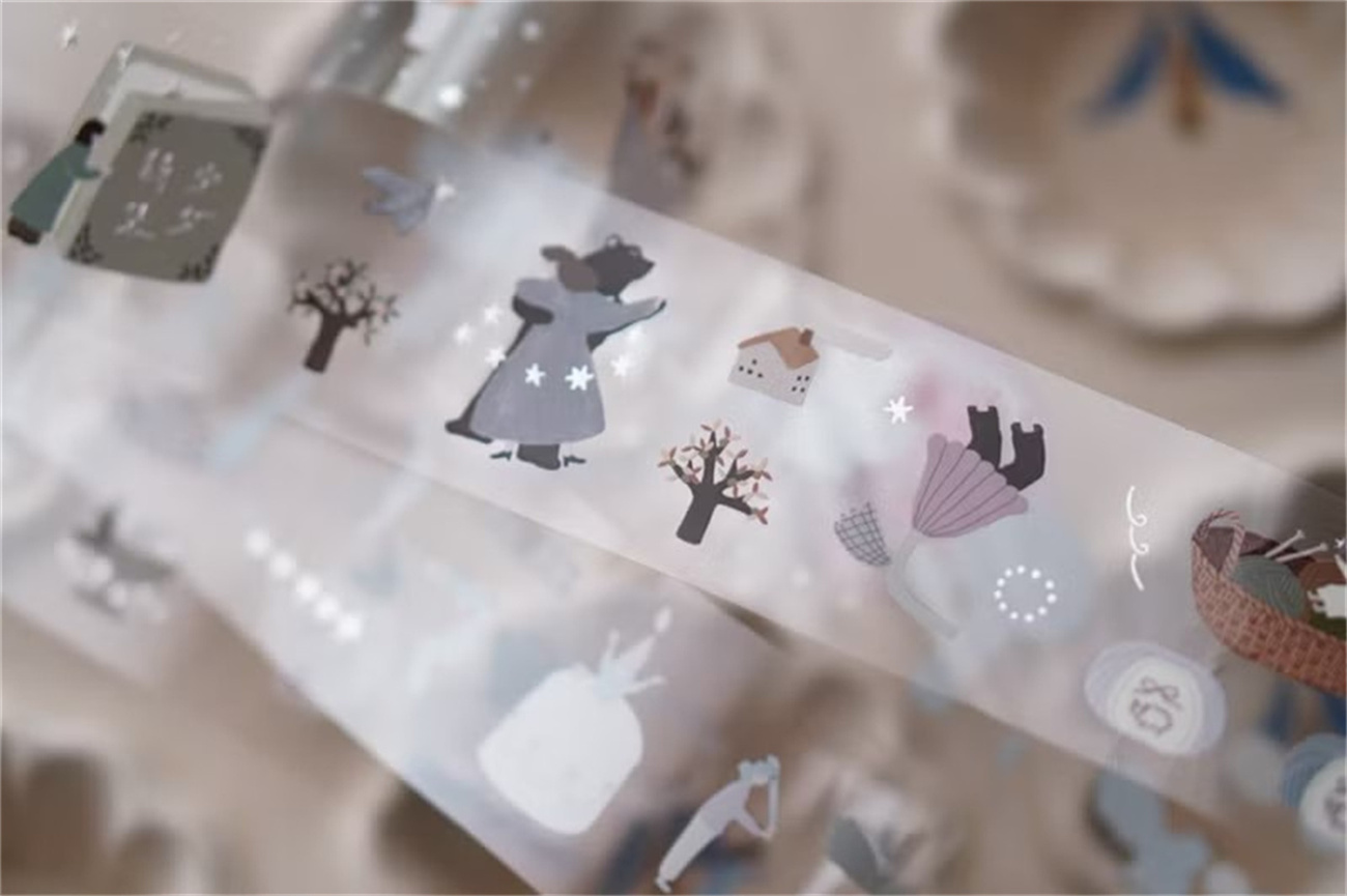 1 Loop Ivy Snow Vintage A Love - Washi Tape Set 리뷰 및 가격