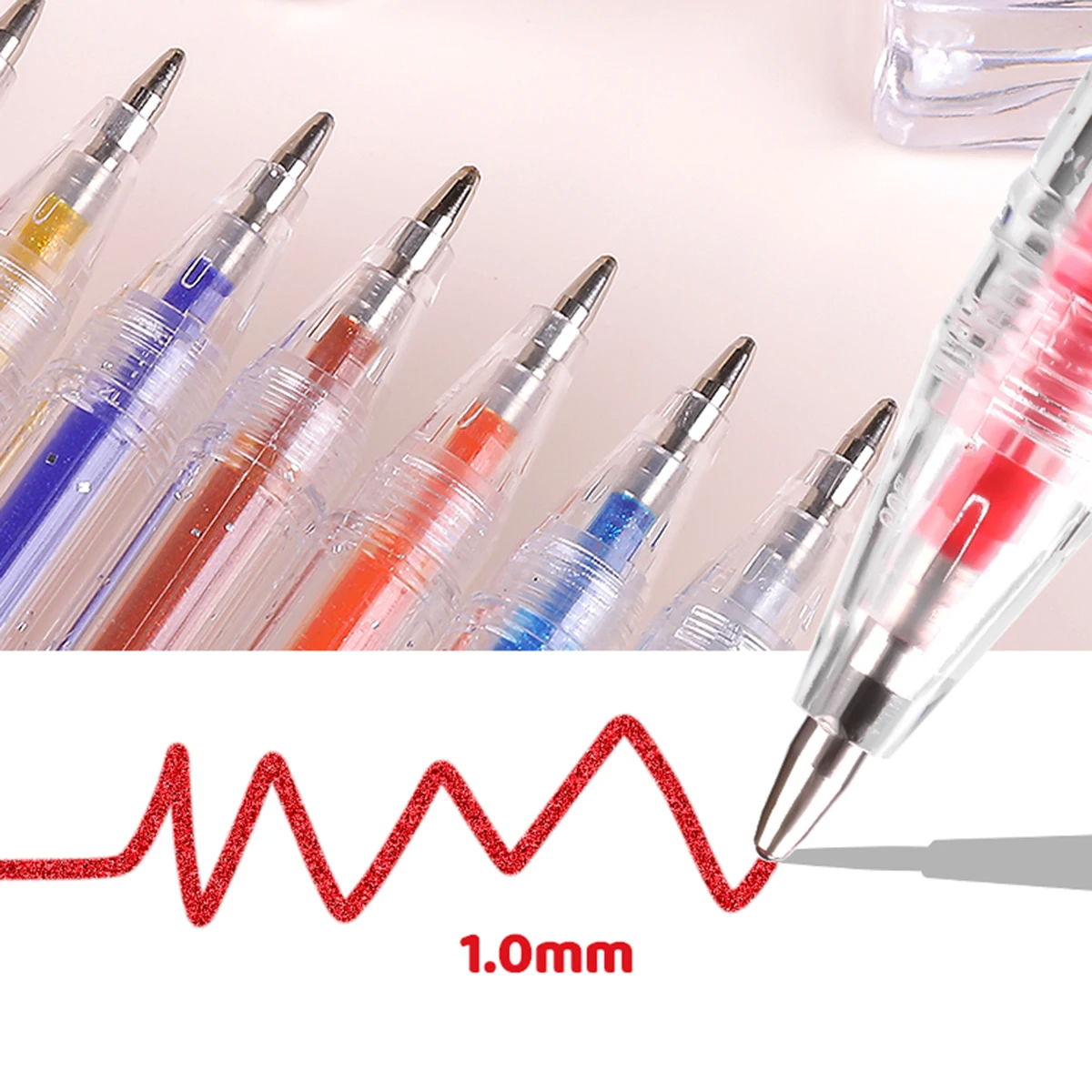 8-60 Colors Glitter Gel Pen Se - Highlighter Set Pastel 리뷰 및 가격