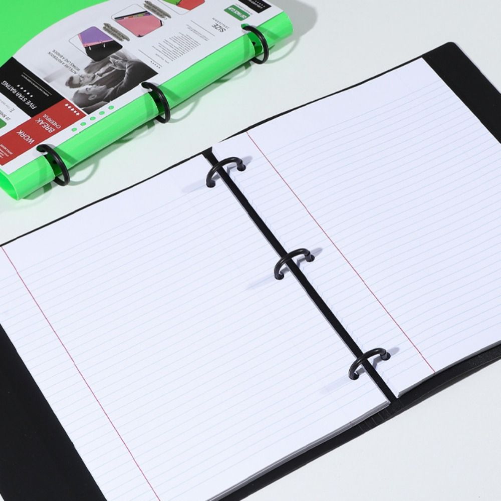 3 Ring Loose-leaf File Folder  - Paper Punch 3 Hole 리뷰 및 가격