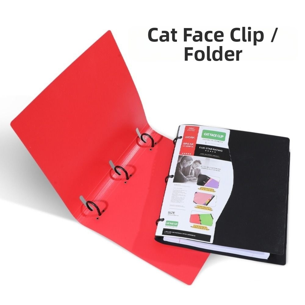3 Ring Loose-leaf File Folder  - Paper Punch 3 Hole 리뷰 및 가격