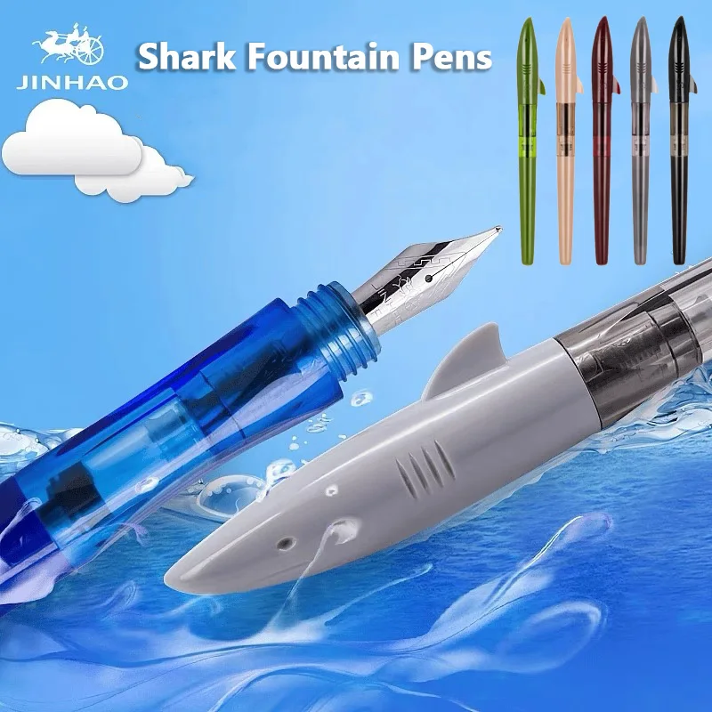 Jinhao Cute Shark Fountain Pen - Office Stationery Supply Business 리뷰 및 가격