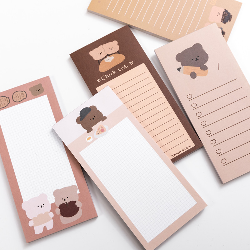 Kawaii Cute Korean Cookie Bear - Office Stationery Supply List 리뷰 및 가격
