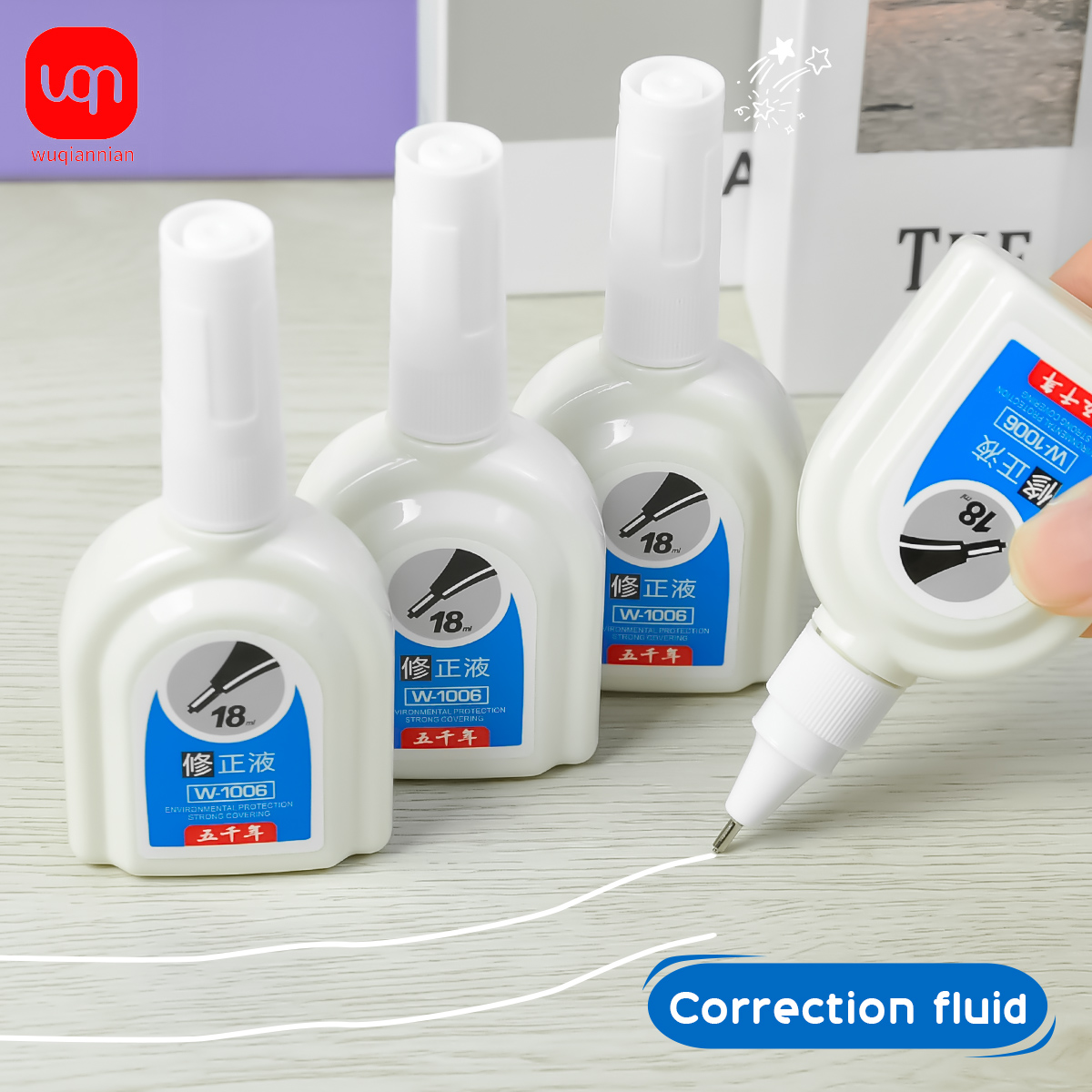 WQN-1/3/6PCS Simple White Corr - Correction Fluid White 리뷰 및 가격