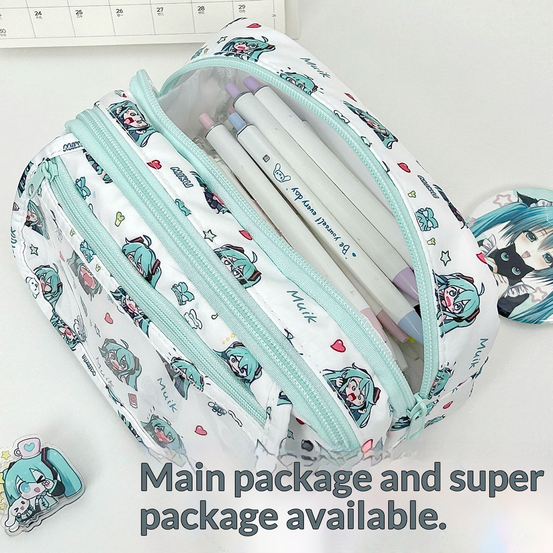 Hatsune Miku Cute Large Capaci - Pencil Case Large 리뷰 및 가격