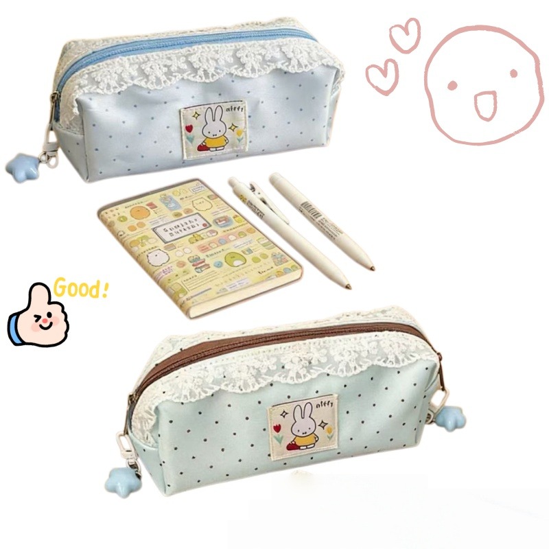 Minimalist Miffy Polka Dot Pen - Pencil Case Large 리뷰 및 가격