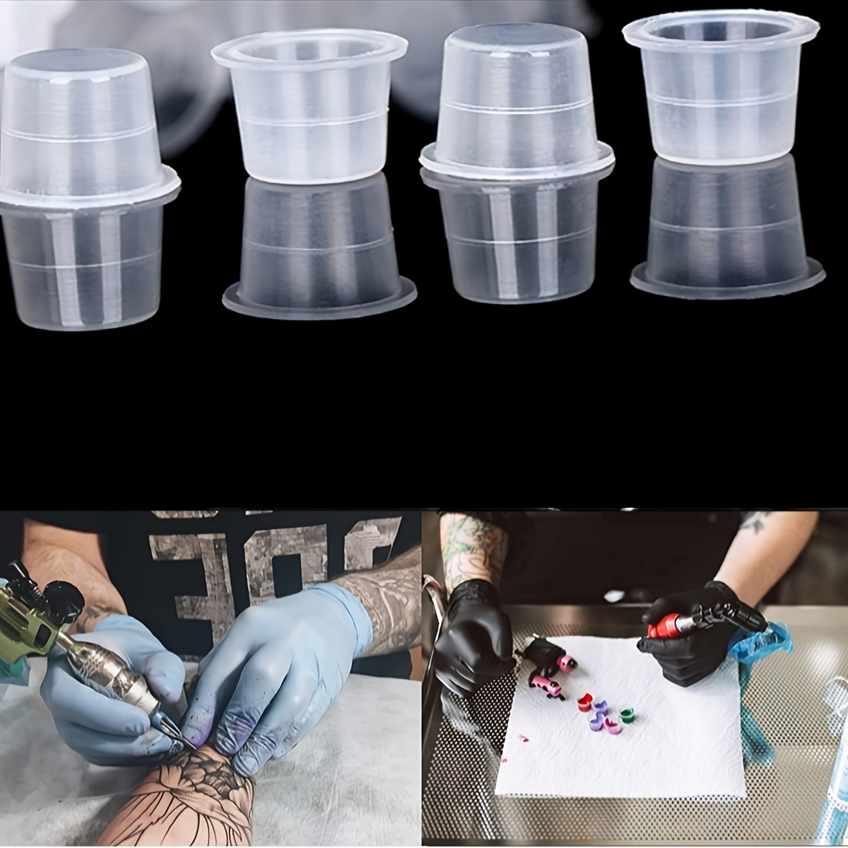 100/1000pcs Tattoo Large Mediu - Calligraphy Ink Bottle 리뷰 및 가격