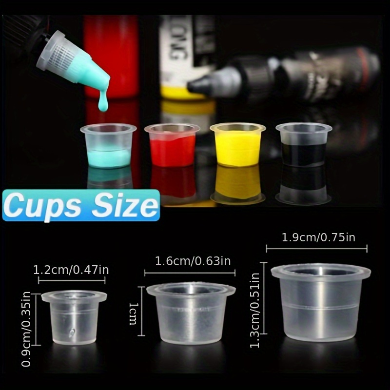100/1000pcs Tattoo Large Mediu - Calligraphy Ink Bottle 리뷰 및 가격