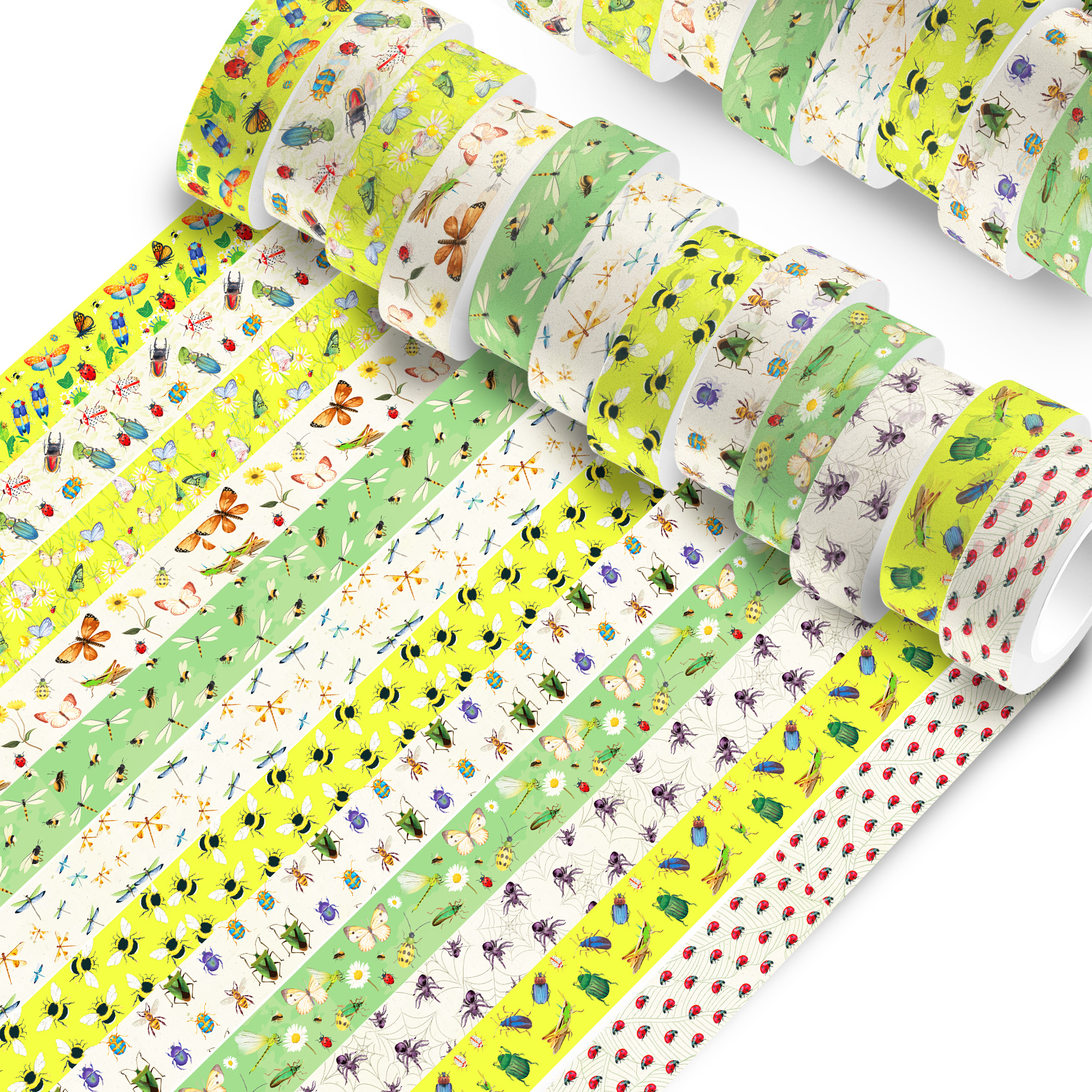 12 Rolls Cartoon Insect Bee Bu - Washi Tape Set 리뷰 및 가격