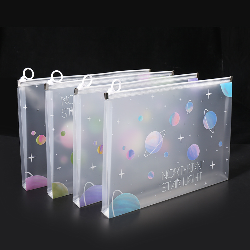 4/12pcs A4 Space Zipper Folder - Office Stationery And Supply 리뷰 및 가격