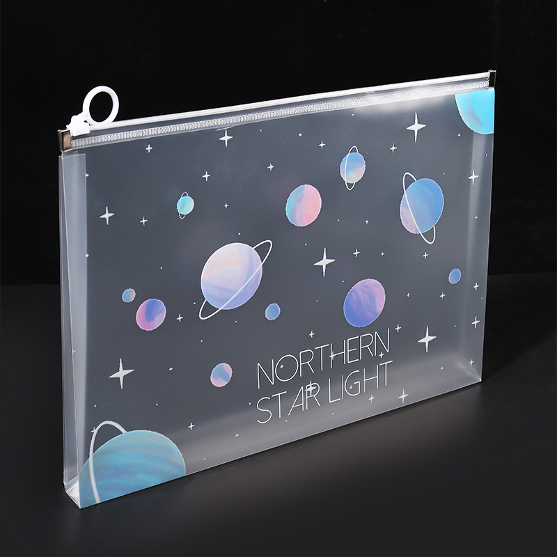 4/12pcs A4 Space Zipper Folder - Office Stationery And Supply 리뷰 및 가격