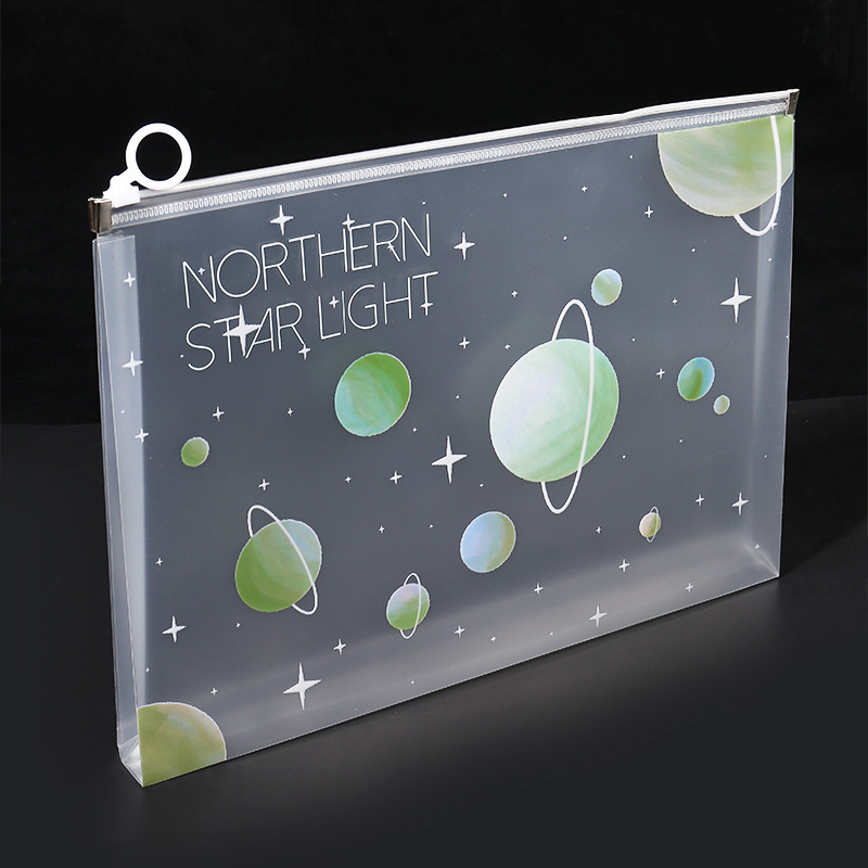 4/12pcs A4 Space Zipper Folder - Office Stationery And Supply 리뷰 및 가격