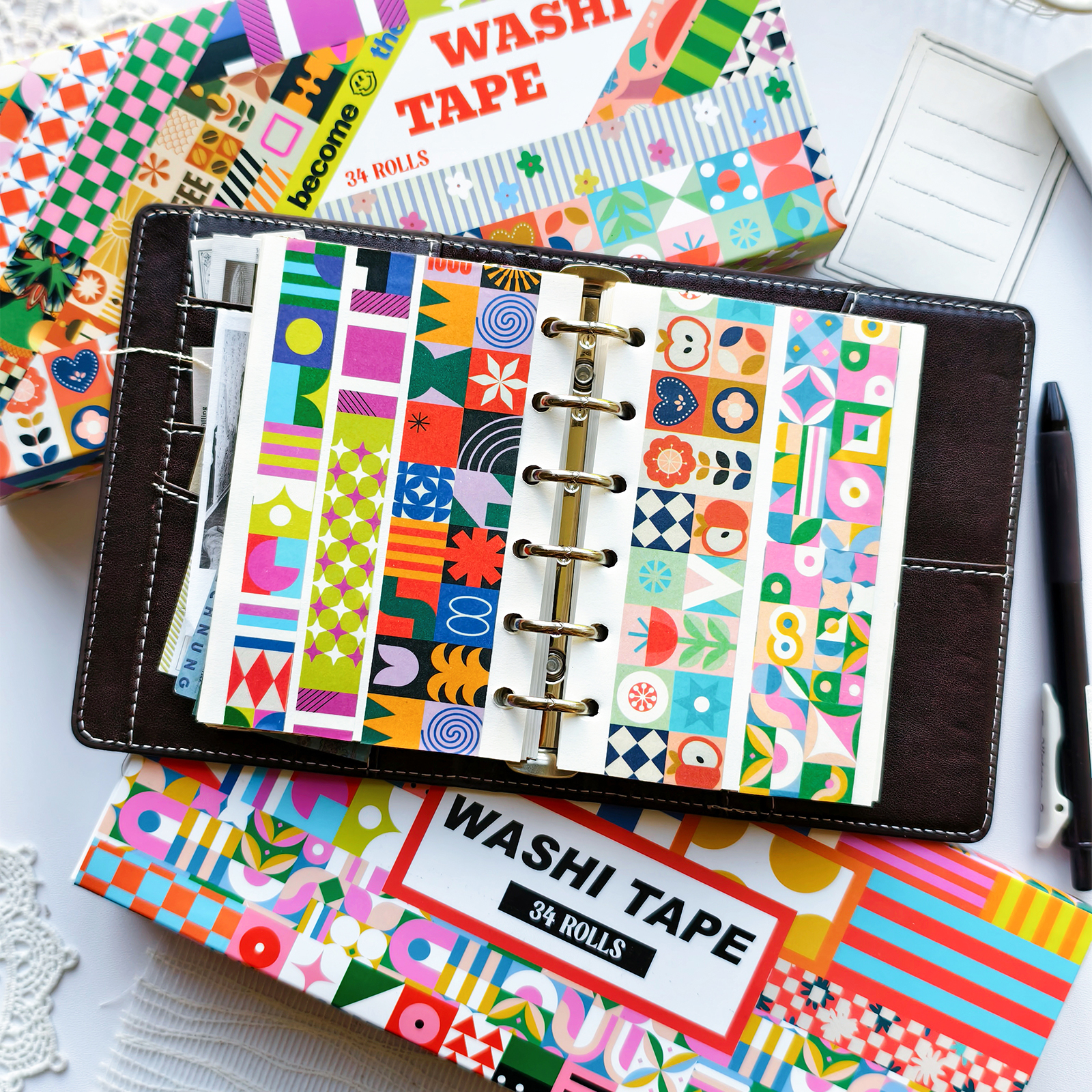 Random Cover 34 Rolls Aestheti - Washi Tape Set 리뷰 및 가격