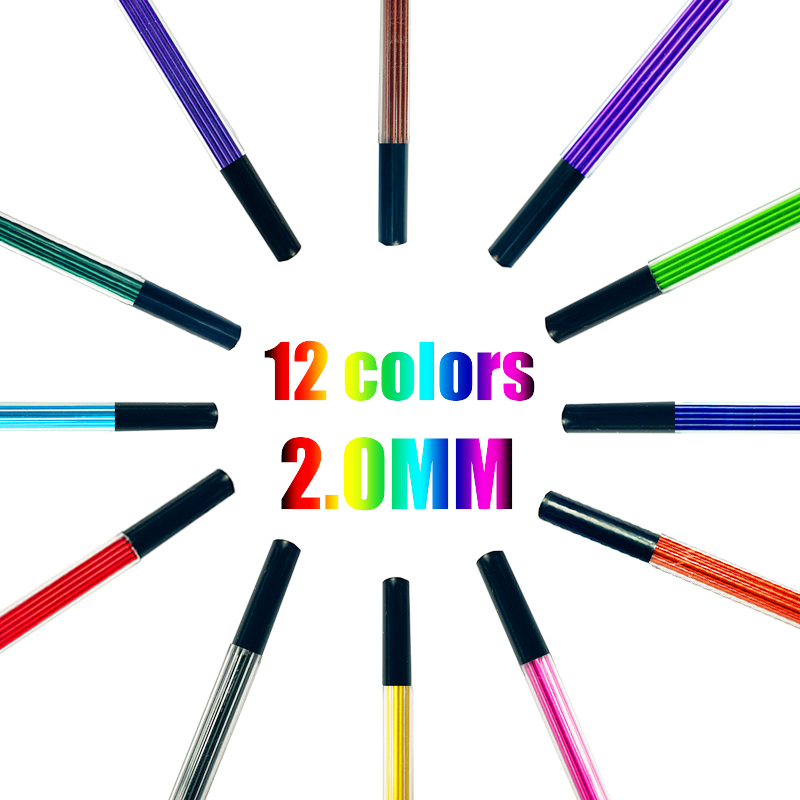 12 Colors 2.0mm HB Replaceable - Mechanical Pencil Lead 리뷰 및 가격