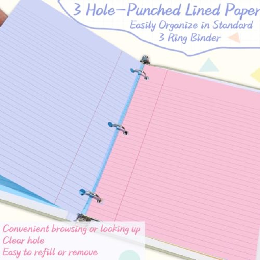 100 Sheets Loose Leaf Binder P - Paper Punch 3 Hole 리뷰 및 가격