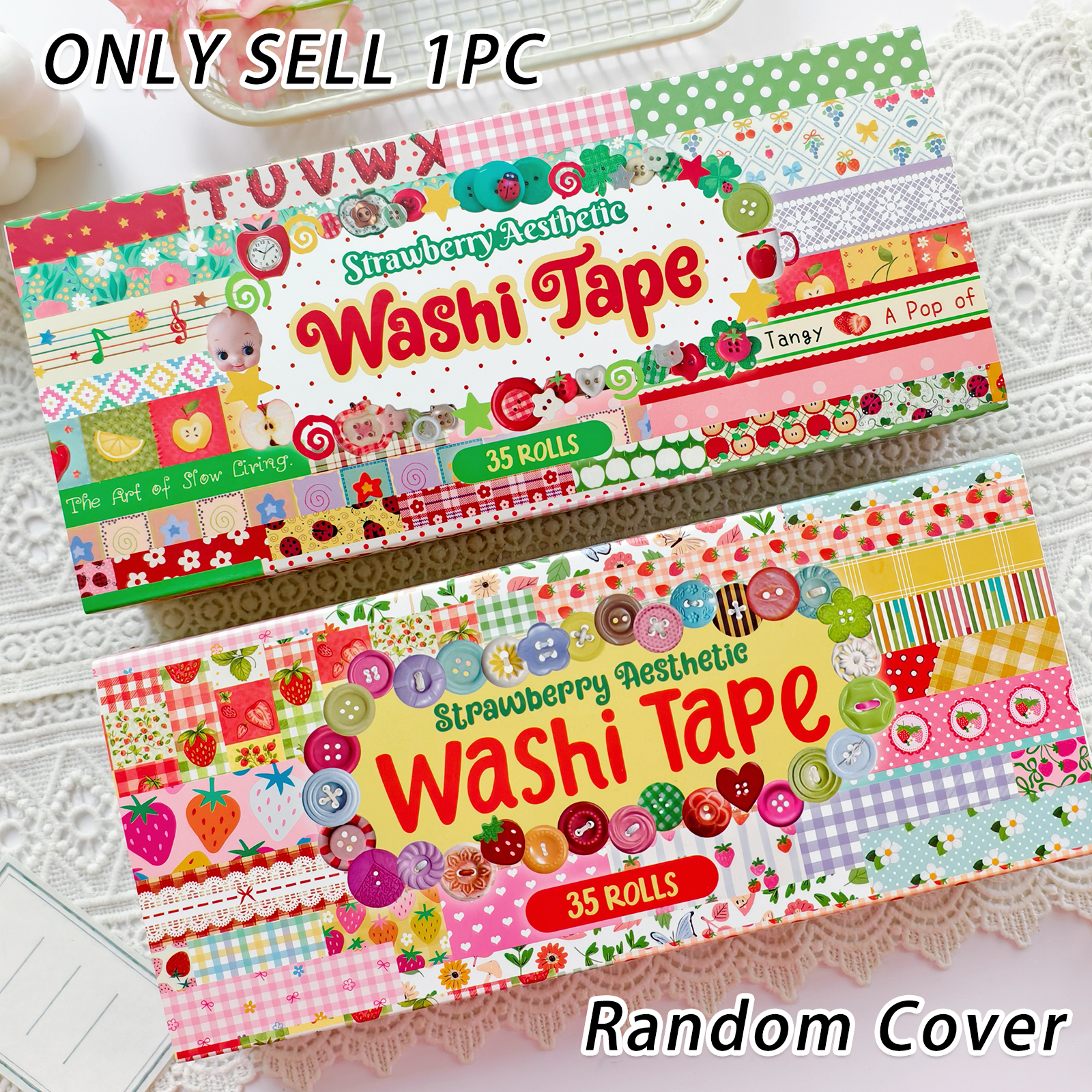 Random Cover 35 Rolls Aestheti - Washi Tape Set 리뷰 및 가격