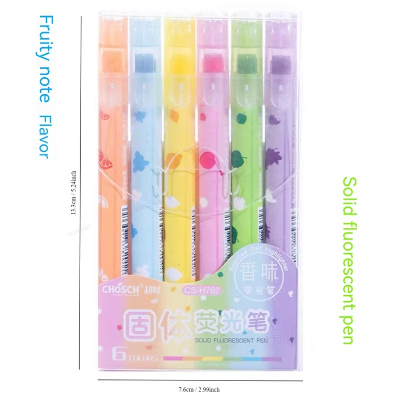 6 Colors/set Pastel Gel Highli - Highlighter Set Pastel 리뷰 및 가격