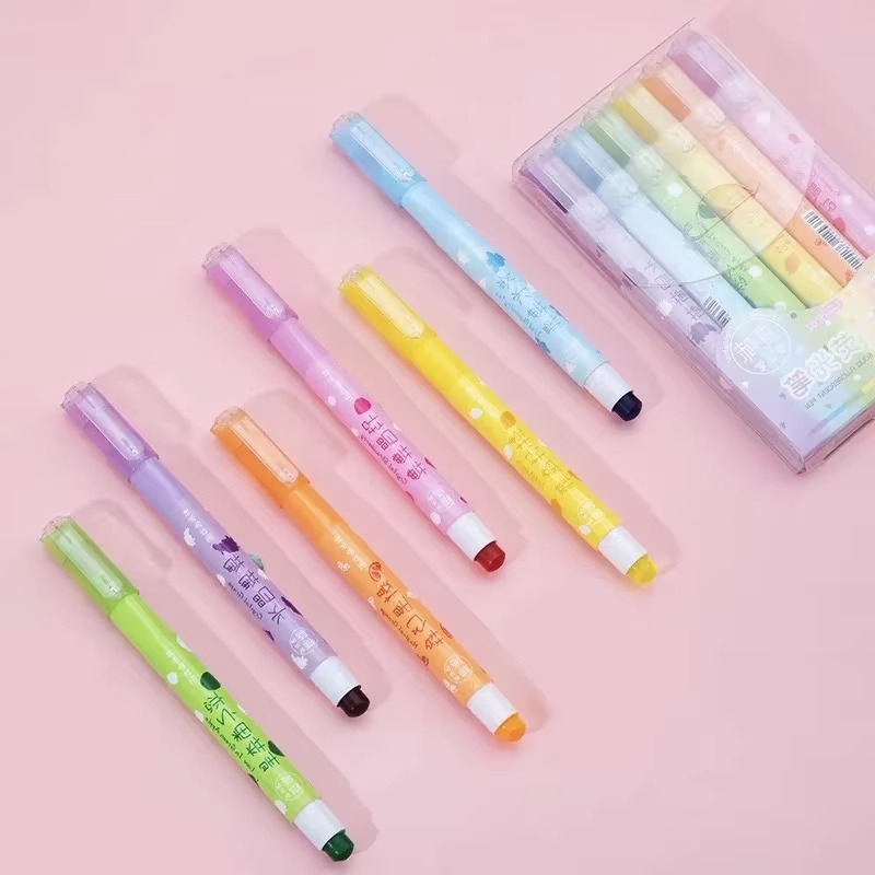 6 Colors/set Pastel Gel Highli - Highlighter Set Pastel 리뷰 및 가격