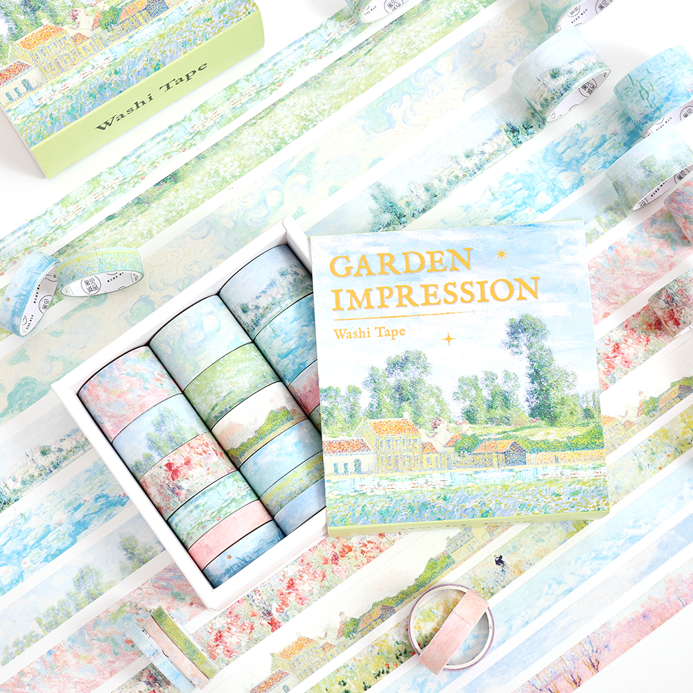 20 Rolls Vintage Garden Washi  - Washi Tape Set 리뷰 및 가격