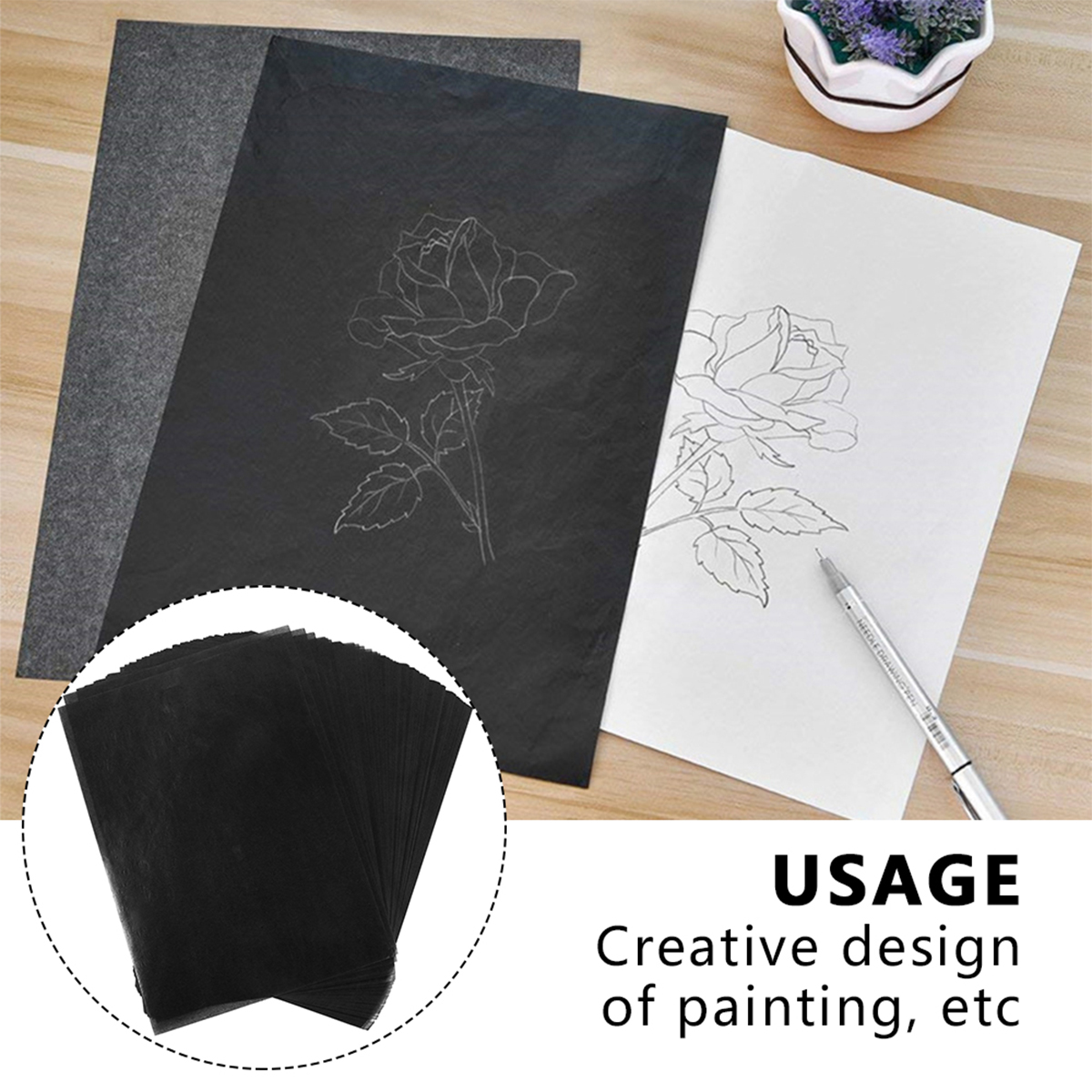 A4 Carbon Paper for Tracing Dr - Carbon Copy Book 리뷰 및 가격